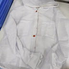 Olia - Camisa Casual con Capucha y Rayas