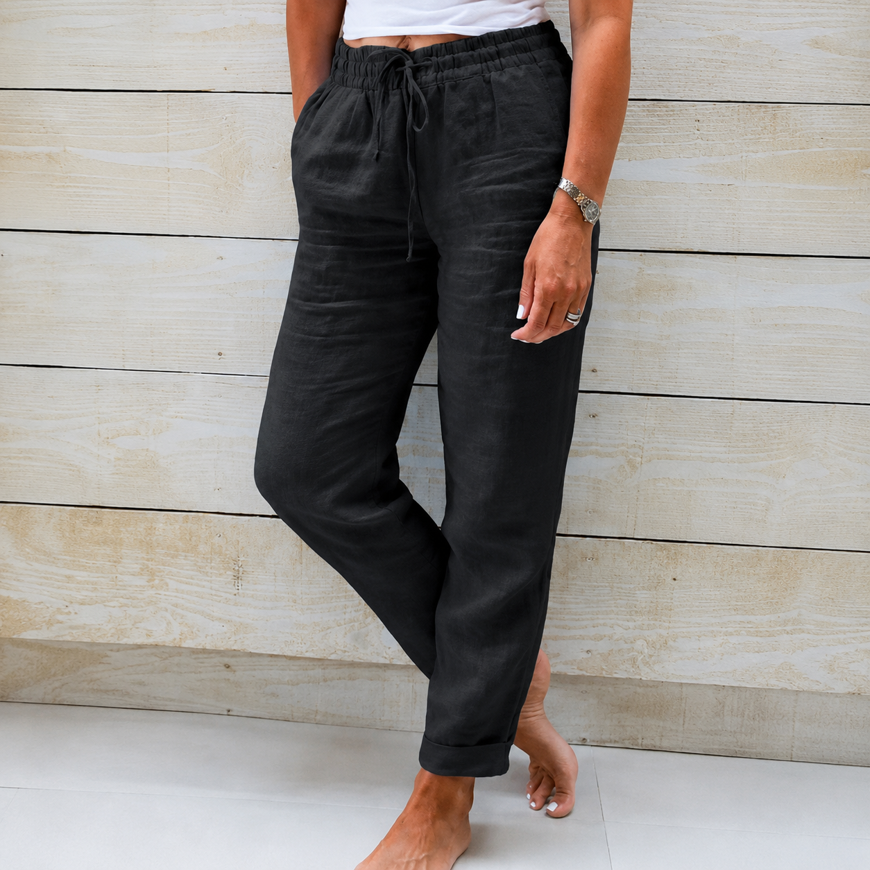 Marta - Pantalón Tobillero Elegante